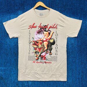 Stone Temple Pilots Interstate Lovesong Beige T-Shirt Size Large